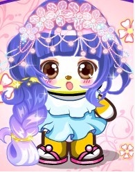 奥比岛绝版蓝蔻甜美辫子 蓝蔻发 兰蔻发 兰蔻甜美