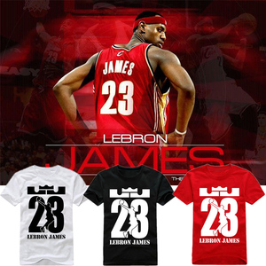 篮球 骑士23号詹姆斯james球衣t恤周边同款男女装圆领短袖t恤