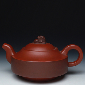 宜兴紫砂壶 杨氏摹古 文革一厂全手工名家狮球汉君壶