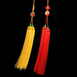 龙泉高档冰丝玉佩剑穗 宝剑太极剑武术表演比赛剑穗 包邮