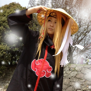 火影忍者帽子宇智波鼬晓组织斗笠 动漫周边cosplay道具现货送铃铛