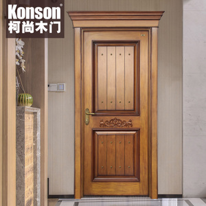 konson柯尚木门k-922实木门 烤漆门卧室门 欧式室内门 定制木门