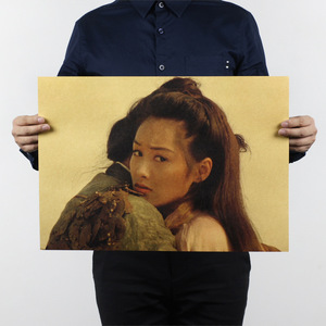 【h766】大话西游j款/周星驰朱茵/经典电影海报/51x35.5cm