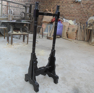 实木春秋大刀单孔刀架兵器架十八般兵器枪架子关公大刀武术长刀