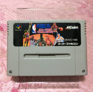 任天堂sfc 超任主机适用的 正版游戏卡带 nba全明星挑战赛