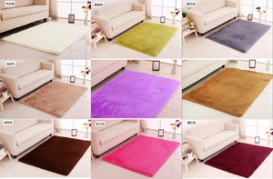 丝毛地毯 长方形榻榻米可水洗客厅现代卧室茶几满铺床边毯 可定制