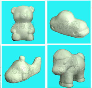 泡沫小熊模具1小熊泡沫模型抱抱熊玫瑰花熊diy手工泡沫熊泡沫模型