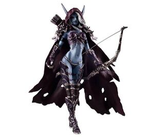 魔兽世界 希尔瓦娜斯 亡灵女王sylvanas windrunner 精品模型手办