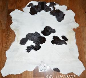 整张小奶牛皮地毯 胎牛皮皮料真皮工艺软包硬包背景墙 沙发F29