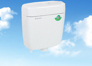 卡地尔 蹲便器水箱 厕所冲水箱 单按式节能水箱 塑钢水箱 006T