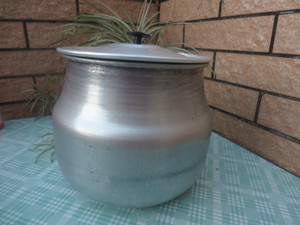 老式汤锅铝制汤罐农村土灶台用柴火灶烧热水储水汤罐铝小锅