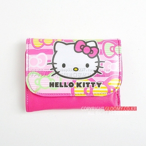 韩国正版 hello kitty 卡通可爱时尚顺短款女钱包 钱包 卡包 三折