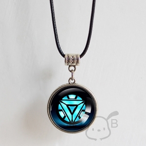 复仇者联盟钢铁侠iron man能量反应堆吊坠项链男女士项坠漫威英雄