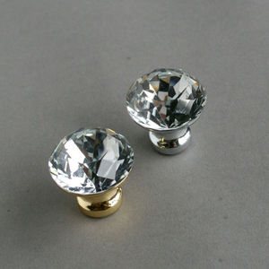 8692金银色水晶钻石拉手美式欧式现代风格衣柜门抽屉把手