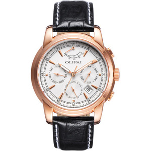 欧力派(olipai)手表男表自动机械表多功能精钢运动防水皮带男士