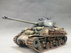 模型代工成品--1/35美军"谢尔曼" M4A3E8 坦克（田宫35346）