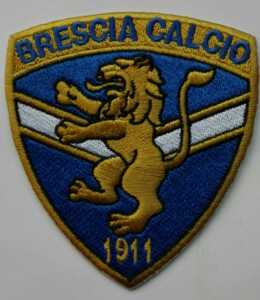 意甲 足球 brescia 布雷西亚队队徽精美刺绣补丁贴电脑毛毡标背胶