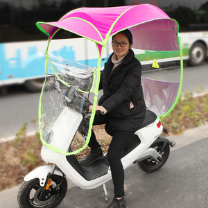 两轮电动车雨阳棚