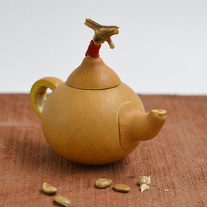 葫芦工艺品 葫芦茶壶 创意摆件 葫芦手工制作 烙画定制 默读时光