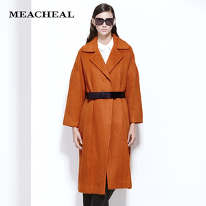 meacheal米茜尔 时尚百搭羊毛大衣外套 专柜正品新款女