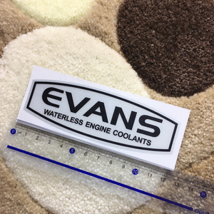 evans爱温冷却液贴纸 汽车改装贴 警示划痕装饰贴纸