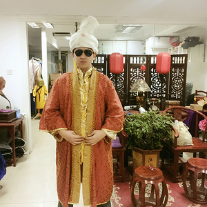 印度服装男装天竺阿拉伯长袍cosplay租赁 斯里兰卡传统衣服