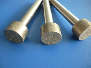 sdc钻石磨棒 电镀合金磨头 金刚石磨头d20*10b*80l冲子机磨头