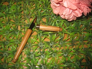 竹子中性宝珠笔 竹制圆珠笔 个性签字环保签名钢笔 奖品礼品中性