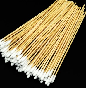 医用灭菌棉签 棉签15厘米 化妆棉签妇科棉签 长棉签单头100根/包
