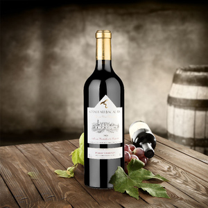 法国波尔多巴克龙公爵赤霞珠干红葡萄酒750ml原瓶原装进口红酒