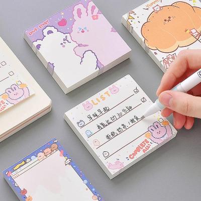 小槑同学 创意手帐便利贴大号无粘性网红便签本小本子yins韩国卡