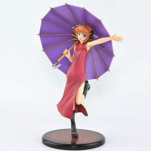 康斯顿 银魂 夜兔族神乐撑伞旗袍装银时土方冲田总悟手办公仔模型