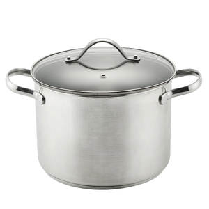 kern家能jz55420 20cm复底底加厚汤锅食品接触用不锈钢电磁炉通用