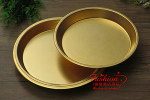 加厚铜盘器纯黄铜盘子铜器餐铜盘纯铜盘铜鸡盘多规格特价托盘