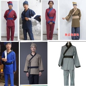 古代服装唐朝汉朝古装贫民小二仆人村民牛郎杂役舞台服装