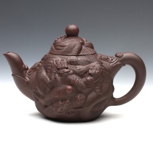 秒杀价宜兴紫砂壶【九龙壶】 正品350cc茶具葛岳纯款茶具正品