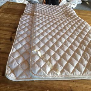 金梦缘特价全棉可折叠加厚榻榻米床垫宾馆床垫单/双人白色/可定做