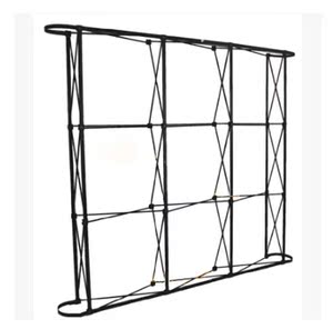普通铁拉网 拉网展架3x3格不含配件展示架签到背景墙广告牌拉网架