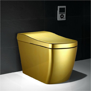 淘宝mobo/摩柏 高端奢华土豪金色全自动智能马桶 全进口智能坐便器
