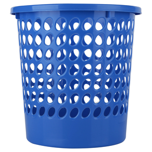 得力9556 圆形纸篓 网状废纸篓 家用办公垃圾桶 清洁桶 垃圾篓