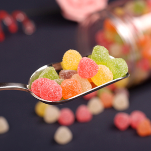 ecoro/怡可诺 酸小不点橡皮糖250g*3盒 果汁软糖qq糖酸甜休闲零食