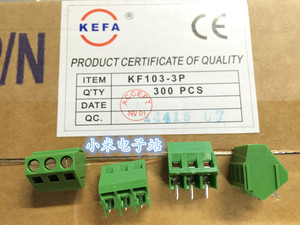 科发螺钉式 PCB接线端子 LZ/DG/KF103-2P 3P 可拼接 5.0mm 倾斜面