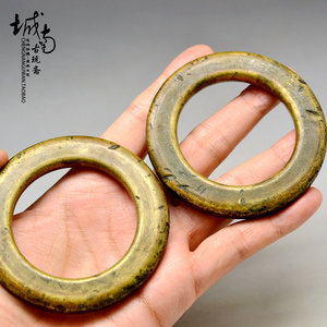 厚重清代黄铜环袈裟环佛教腰挂佩剑配法器家具柜古玩古董老物件