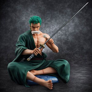 海贼王 pop 限定版 罗罗亚 索隆 坐姿 1/8盒装手办