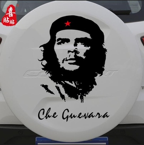 包邮反光盖划痕贴纸油箱贴肖像五星切格瓦拉头像定制装饰个性车贴