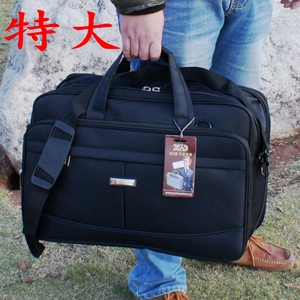 加厚超大容量手提包旅行包业务工具公文男士商务出差包18寸电脑包