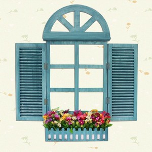 包邮家居饰品地中海风格假窗欧式假窗户壁挂田园电表箱壁饰墙面