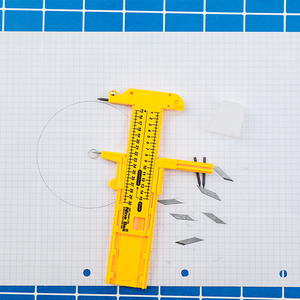 拼布工具切圆切圆刀圆规切t布料裁圆切切割器画圆切裁纸手工切割
