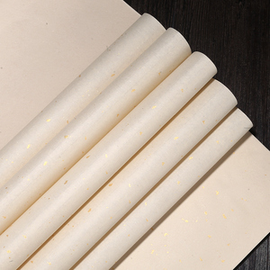 徽韵天宣阁安徽手工宣纸三尺四尺六尺仿古色宣洒金生宣半生半熟宣