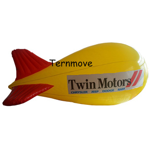 新品4米飞艇PVC空飘球升空广告飞船充气气球圆球定制尺寸和Zlogo